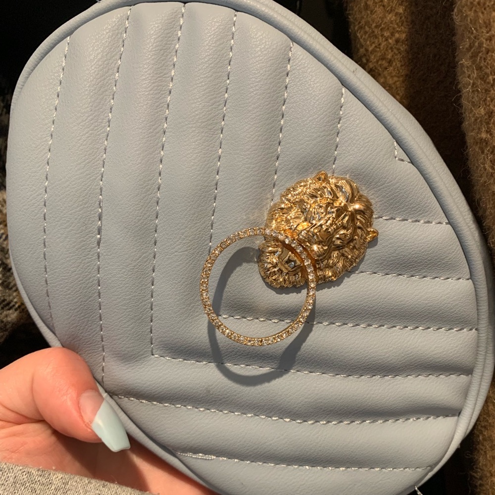 Light blue fanny pack/coin belt